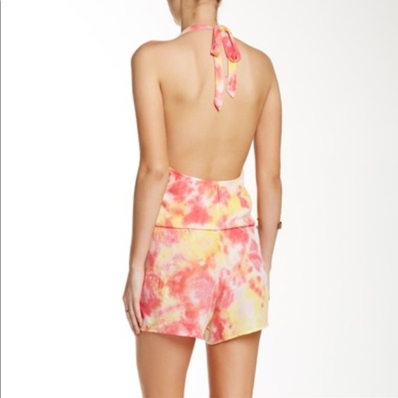 Young Fabulous & Broke Tie Dye Halter Romper S - Picture 4 of 5